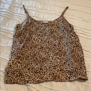 a new day Brown Animal Print Cami Top